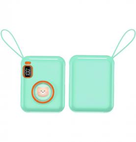 S1032 which 10000mAh Green beer Cute Small Gift PD20W Fast Charge for iPhone and PD22.5W