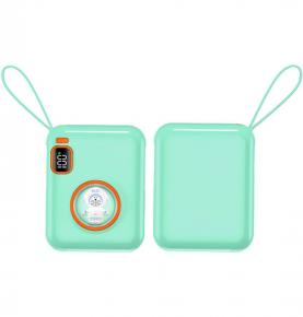 S1032 which 10000mAh Green spaceman Cute Small Gift PD20W Fast Charge for iPhone and PD22.5W