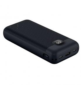 S2060 Black 20000mAh large Capacity PD22.5W Fast Charge Mobile Power LED Display for portable charger